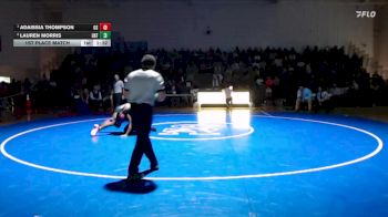 132 lbs 1st Place Match - Adaissia Thompson, Ocean Springs Women vs Lauren Morris, Oxford