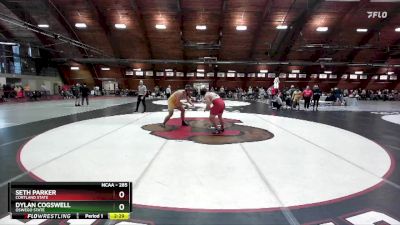 285 lbs Quarterfinal - Seth Parker, Cortland State vs Dylan Cogswell, Oswego State