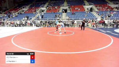 144 lbs Rnd Of 32 - Davis Parrow, MN vs Jayce Paridon, FL