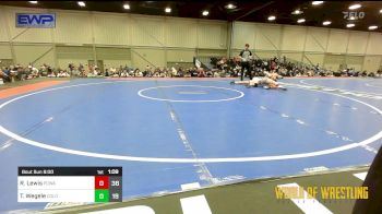 160 lbs Semifinal - Rosco Lewis, POWA 12U vs Traycen Wegele, Northern Colorado 14U