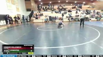 170 lbs Quarterfinal - Connor Hollenbeck, Stayton vs Wyatt Livingston, La Grande