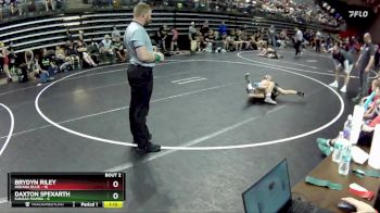 80 lbs Round 1 (6 Team) - Brydyn Riley, Indiana Blue vs Daxton Spexarth, Kansas Mamba