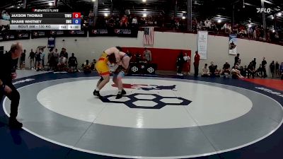 130 kg Champ. Round 2 - Jaxson Thomas, Tiger Den Wrestling Club vs Shane Whitney, Dragon Wrestling Club