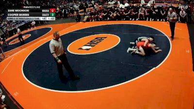 126 lbs Semis & 1st Wrestleback (8 Team) - Zane Mochocki, Woodstock (Marian) vs Cooper Morris, Coal City