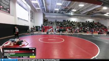 120 lbs Quarterfinal - Faith Vondy, Severance vs Sarah DeVargas, Discovery Canyon