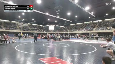 105 lbs Consolation - Benjamin Servis, Fair Lawn vs Xavier Lewis, Milford