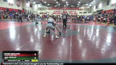 120 lbs Round 2 - Reid Nicklay, LAW vs Ryder Refsland, Pinnacle Wrestling