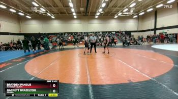 132D Round 1 - Brayden Pangus, Natrona County vs Garrett Brazelton, Powell