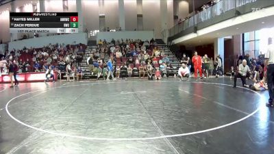 45 lbs 1st Place Match - Zach Perdue, Reaper Wrestling Club vs Hayes Miller, Annandale Mat Rats Wrestling C