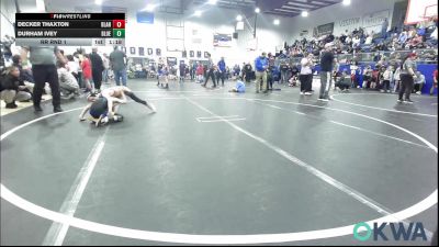 61 lbs Rr Rnd 1 - Decker Thaxton, Blanchard Wrestling Club vs Durham Ivey, Blue Devil Wrestling