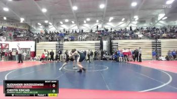 190 lbs Champ. Round 1 - Chestin Kincaid, Jennings County Wrestling Club vs Alexander Skrzeszewski, Midwest Xtreme Wrestling