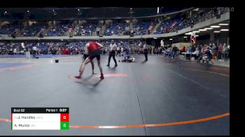 120 lbs Champ. Round 1 - Jack Handley, MAINE SOUTH vs Aurelio Munoz, Joliet Catholic Academy