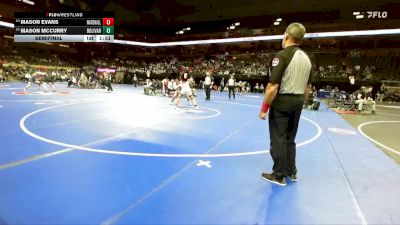 175 Class 3 lbs Semifinal - Mason Evans, Marshall vs Mason McCurry, Bolivar