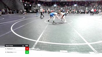 143 lbs Semifinal - Caiden Robison, CBR vs Kaden Markley, Blue Valley SW