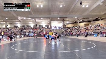 A 132 lbs Cons. Round 1 - Bryce Vanstory, Station Camp High School vs Jackson Key, Montgomery Central High School