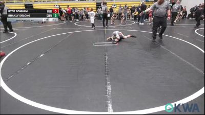 52 lbs Round Of 16 - Ryot Bonham, Prime Wrestling vs Braxly DeLong, Cowboy Wrestling Club