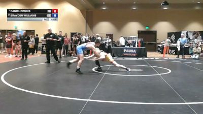 150 lbs Champ. Rd Of 16 - Daniel Dennis, Broadaxe Wrestling Academy vs Brayden Williams, Gold Schoop