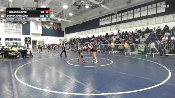 155 lbs Champ. Round 1 - Melanie Lopez, Arroyo vs Sophia Camacho, Coachella Valley