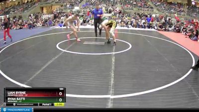 184 lbs Semis & 1st Wrestleback (8 Team) - Liam Byrne, Mountain View vs Ryan Batti, Redmond