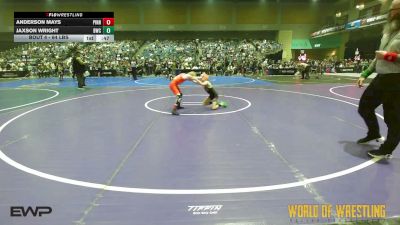 64 lbs Round Of 32 - Anderson Mays, PINnacle vs Jaxson Wright, Bartlesville Wrestling Club