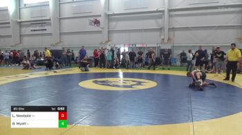 85-S lbs Consi Of 8 #2 - Landon Newbold, OH vs Brady Myatt, IL