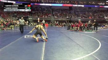 2A-138 lbs Champ. Round 2 - Landon Osborn, Vinton-Shellsburg vs Carter Cajthaml, NH/TV