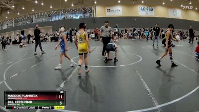 80 lbs Round 4 (6 Team) - Maddox Plambeck, Brawler Elite vs Bill Kershisnik, Rangers WC