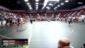 98 lbs Cons. Round 3 - Jordan Zambon, Team NBWC vs Triston Mouton, Baylor WC