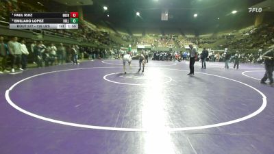 126 lbs Quarterfinal - Paul Ruiz, Buchanan vs Emiliano Lopez, Bullard
