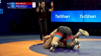 92 kg Final 3-5 - Nurbolot Adyl Uulu, Kyrgyzstan vs Giorgi Romelashvili, Georgia