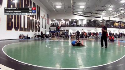 103 A 3rd Place Match - Madison Avila, North Central University vs Genesis Ramirez, Aurora University
