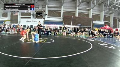135 lbs Quarters - Regan Heywood, Utah vs Juliet Salazar, California