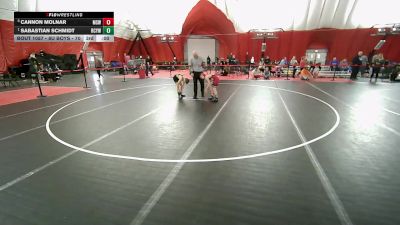 10U Boys - 84 lbs Cons. Semis - Brandon Stumpf, Neenah Wrestling vs Jensen Sutter, Mt. Horeb Wrestling Club