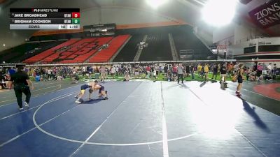 157 lbs Semis - Brigham Cookson, Utah vs Jake Broadhead, Utah