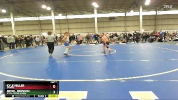 100 lbs Cons. Round 5 - Kyle Keller, Salmon vs Diesel Johnson, Nyssa Middle School