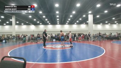 120 lbs Cons. Sub-semis - Christian Hill, Elevate Wrestling Club vs Ashton Scott, Southwest Select Wrestling Club