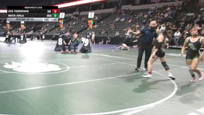 110 lbs Round Of 32 - Aya Yoshitake, San Marino (SS) vs Maya Avila, Granada Hills (LA)