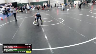 98 lbs Semifinal - Braxton Wilson, The Best Wrestler vs Grayson Styskal, Big Red Wrestling