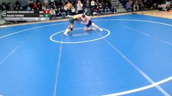 144 lbs Round 4 (16 Team) - Kaleb Younes, Kearney Catholic vs Grayson Heggemeyer, Minden