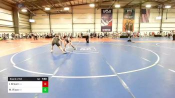 160 lbs Round Of 64 - Ian Brown, CA vs Matthew Rizzo, NY