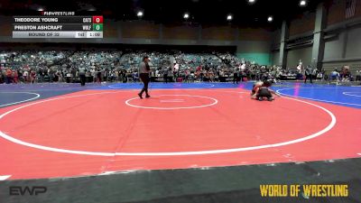 135 lbs Round Of 32 - Theodore Young, Cats Wrestling Club vs Preston Ashcraft, Wolf Den