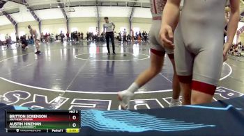 197 lbs Quarterfinal - Austin Hinzman, Wheeling University vs Britton Sorenson, Southern Virginia