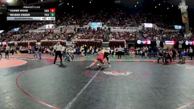 Quarterfinal - Xavier Wood, Conrad vs Reuben Kinzer, Powder River Co. (Broadus)