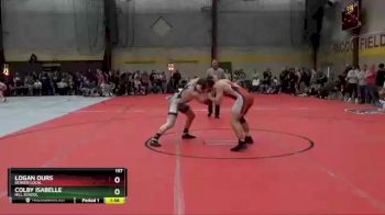 157 lbs Champ. Round 3 - Logan Ours, Beaver Local vs Colby Isabelle, Hill School