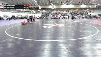 184 lbs Cons. Round 2 - Colin O`grady, St. Ambrose University vs Bronson Swan, Arizona Christian University