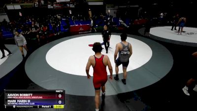 215 lbs Champ. Round 1 - Aavion Bobbitt, Mira Mesa High School Wrestling vs Mark Marin Iii, Dethrone Wrestling Club