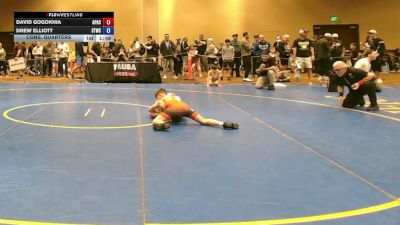 92 lbs Cons. Quarters - David Gogokhia, Apache vs Drew Elliott, Shore Thing Wrestling Club