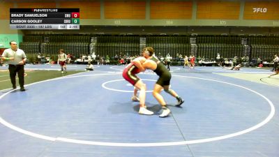 197 lbs Consi Of 16 #2 - Brady Samuelson, Colorado Mesa vs Carson Gooley, Southern Oregon