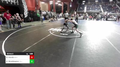 89 lbs Rr Rnd 2 - Bowen Horob, Matpac Wrestling ND vs Rhett Skretkowicz, Teller Takedown