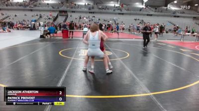 132 lbs Quarterfinal - Jackson Atherton, Missouri vs Patrick Provost, Zumwalt Wrestling Club